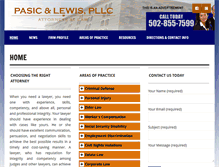 Tablet Screenshot of crimimmlaw.com